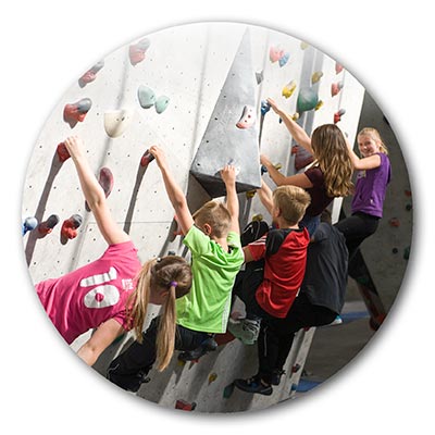 Klettern Bouldern bildende und soziale Einrichtugen