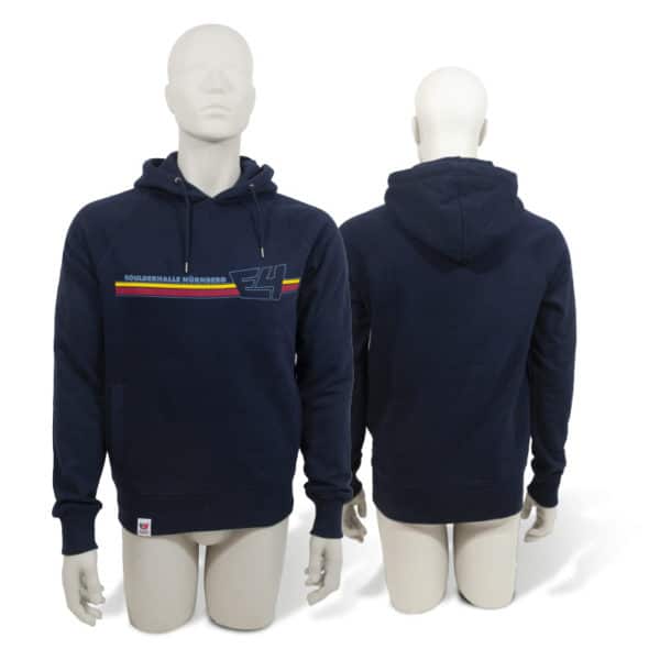 E4 Hoodie Stripes Navy ohne Backprint